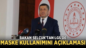 Bakan Selçuk'tan LGS Sınavında Maske Açıklaması