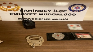 Gaziantep'te Sahte Polis Yakalandı