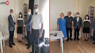 Başkan Tahmazoğlu, LGS'de Türkiye 1. Olan Irmak Ceylin Sürücü'yü tebrik etti