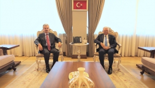 Binali Yıldırım'dan Danıştay Başkanı Zeki Yiğit’e Hayırlı Olsun Ziyareti