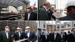 Cumhurbaşkanı Erdoğan incelemelerde bulundu