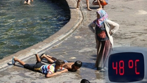 Diyarbakır'da termometreler 48 dereceyi gösterdi