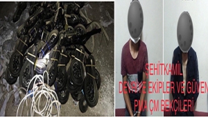 Gaziantep'te 2 Hırsız Suçüstü Yakalandı