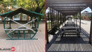 Gaziantep'te Banklarda Oturmak Yasak