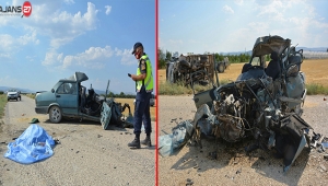 Otomobil ile Kamyon Çarpıştı: 1 ölü, 1 yaralı