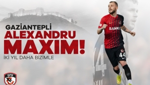 Alexandru Maxim 2 yıl daha Gaziantep FK'da