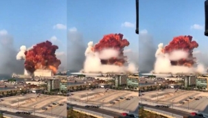 Beyrut'ta ki Patlama Anı ve Sonrası