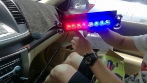 Gaziantep'te 'çakarlı araç' denetimi; 307 araca işlem yapıldı