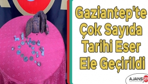 Gaziantep'te çok sayıda tarihi eser ele geçirildi