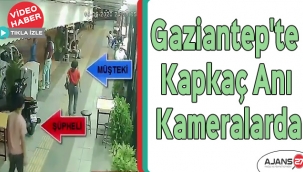 Gaziantep'te kapkaç anı kameralarda