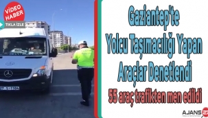 Gaziantep'te Yolcu Taşımacılığı Yapan Araçlar Denetlendi
