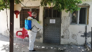 İslahiye Belediyesi dezenfekte çalışmaları devam ediyor