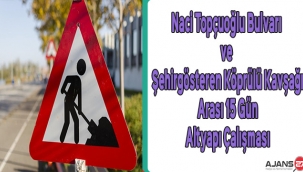 Naci Topçuoğlu Bulvarı ve Şehirgösteren Köprülü Kavşağı Arası Altyapı Çalışması