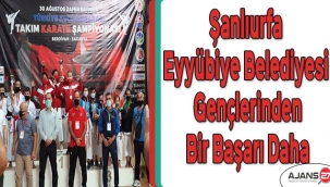 Şanlıurfa Eyyübiye Belediyesi gençlerinden bir başarı daha