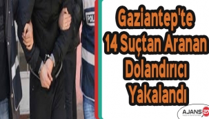 Gaziantep'te 14 suçtan aranan dolandırıcı yakalandı