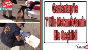 Gaziantep'te 7 Kilo Metamfetamin Ele Geçirildi
