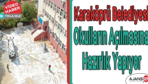 Karaköprü Belediyesi okulların açılmasına hazırlık yapıyor