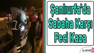 Şanlıurfa'da sabaha karşı feci kaza