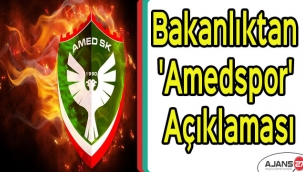 Bakanlıktan 'Amedspor' açıklaması