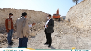 Başkan Canpolar sabah erken saatlerde denetime çıktı