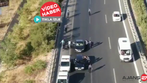 Gaziantep'te Drone destekli trafik denetlemesi yapıldı