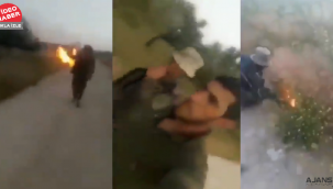 Hatay'da ki yangını başlatanların görüntüleri ortaya çıktı