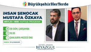 İhsan Şenocak ve Mustafa Özkaya Şanlıurfa'da