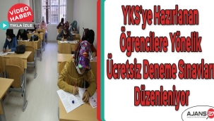 YKS'ye hazırlanan öğrencilere yönelik ücretsiz deneme sınavları düzenleniyor