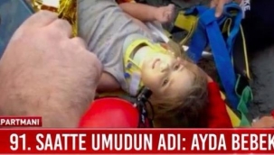 Bunun adı Mucize! 4 yaşındaki Ayla, 91'inci saatte enkazdan sağ çıkarıldı