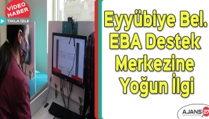 Eyyübiye Belediyesi EBA destek merkezine yoğun ilgi