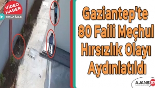 Gaziantep'te 80 faili meçhul hırsızlık olayı aydınlatıldı