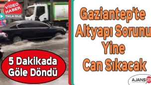 Gaziantep'te altyapı sorunu bu sene de can sıkacak