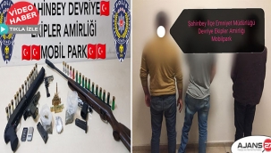 Gümüştekin mahallesinde bir araç içinde çok sayıda yasa dışı unsur ele geçirdi