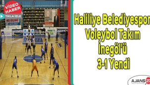 Haliliye Belediyespor Voleybol Takım İnegöl'ü 3-1 Yendi