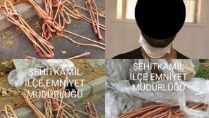 180 bin TL’lik kablo çalmak isteyen hırsız suçüstü yakalandı