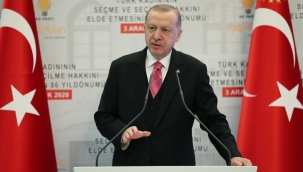 Erdoğan: “Kadını şiddet ve ayrımcılık konusunda her türlü tedbiri alacağız