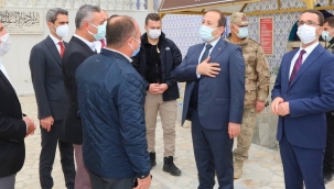 Şırnak Valisi Hz. Nuh'un türbesini ziyaret etti