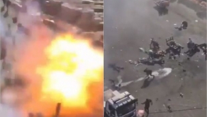 Bağdat'ta onlarca insanın öldüğü saldırı görüntüleri - Video