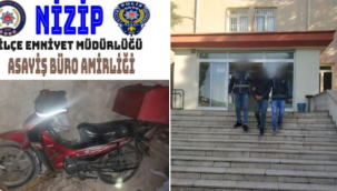 Gaziantep'te 19 suç kaydı bulunan motosiklet hırsızı yakalandı