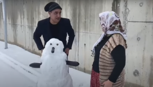 Orhan Uslu'dan Gaziantep usulü kardan adam