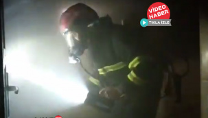 Şanlıurfa Eyyübiye ilçesinde çıkan yangın korkuttu