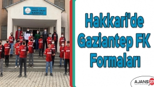 Hakkari'de, Gaziantep FK formaları