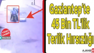 Gaziantep'te 45 Bin TL'lik Terlik Hırsızlığı
