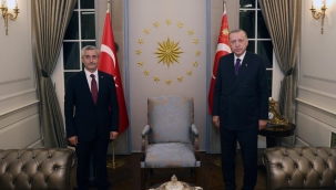 Tahmazoğlu, Erdoğan'ı ziyaret etti
