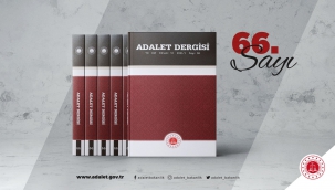 Adalet Dergisi'nin 66. sayısı, 