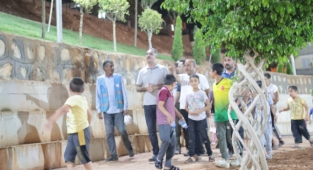 Başkan Kuş, 15 Temmuz mahallesinde incelemelerde bulundu
