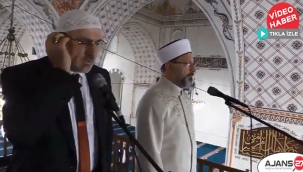 Bulgaristan'da Diyanet İşleri Başkanı Ali Erbaş ve Hafiz Osman Şahin'den çifte ezan