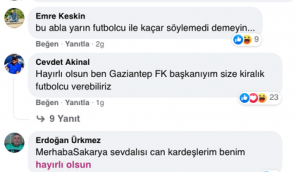 Gaziantep FK Başkanının sosyal medyada futbolcu pazarlığı