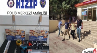 Gaziantep'te 13 suç kaydı bulunan şahıs suçüstü yakalandı