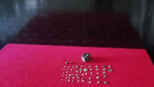 Gaziantep'te 57 adet sikke ele geçirilirdi